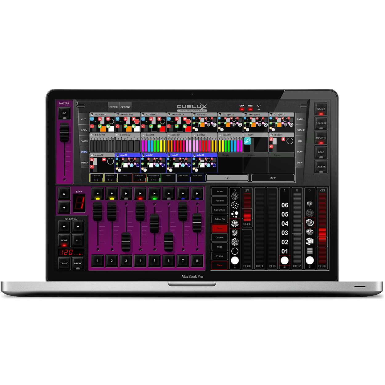 Контролер Visual Productions Cuelux2 DMX Lighting Control Interface